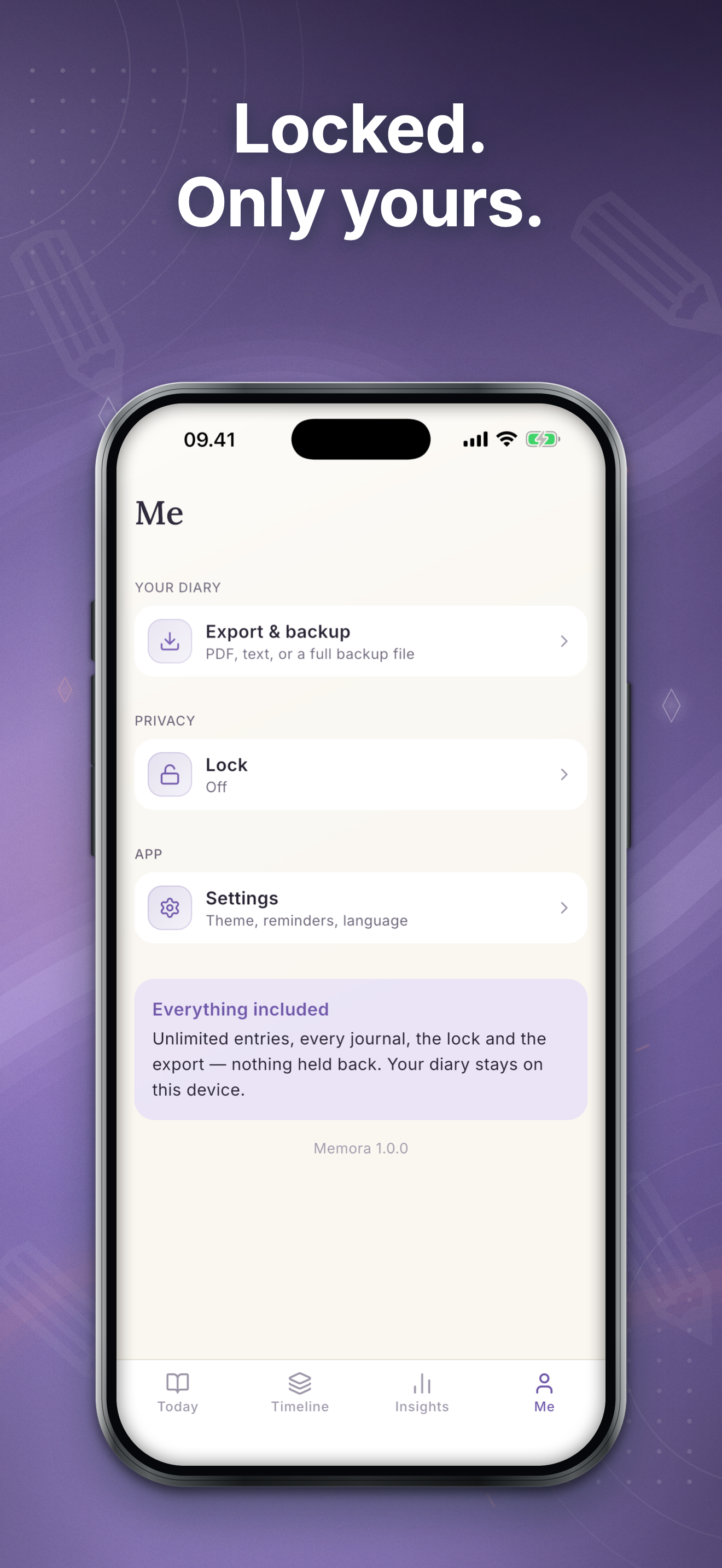 Memora: Diary with Lock screenshot 6
