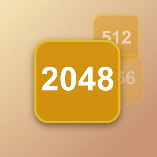 2048 Merge — Number Puzzle Logo