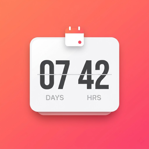 Countdown — Days Until Event Logo